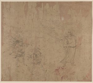 Album taoistických a buddhistických témat: Procesí taoistických božstev: List 18, 1200. od Unbekannt