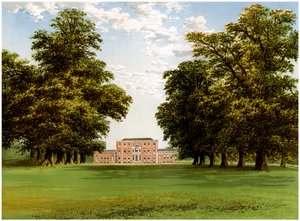 Aldby Park, Yorkshire, domov rodiny Darley, c1880 od Unbekannt