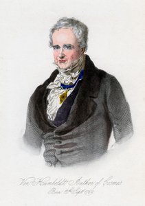 Alexander von Humboldt, pruský přírodovědec a cestovatel, c19 od Unbekannt