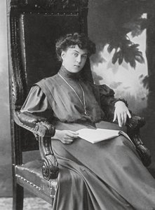 Alexandra Mikhailovna Kollontai 1872-1952, 1910 od Unbekannt