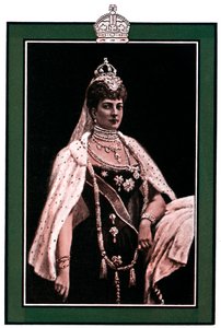 Alexandra Dánská 1844-1925, královna choť krále Edwarda VII., 1902-1903 od Unbekannt
