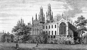 All Souls College, Oxfordská univerzita od Unbekannt
