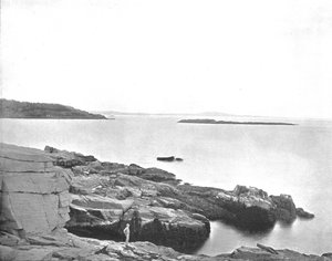 Podél pobřeží, Bar Harbor, Maine, USA, c1900. od Unbekannt