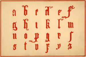 Abeceda, písmena a-z, malá písmena od Unbekannt