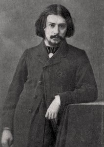 Alphonse Daudet, francouzský romanopisec, 1869 od Unbekannt