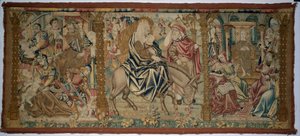 Altar Frontal: Scény z dětství Krista, c. 1500. od Unbekannt