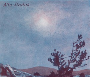 Alto-Stratus - Tucet hlavních mrakových forem na obloze, 1935 od Unbekannt