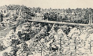 Visutý most Alum Chine, 1929 od Unbekannt