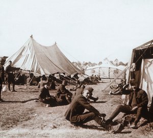 Americký tábor, Melette, Francie, c1914-c1918 od Unbekannt