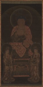 Amitabha triáda, ca. 13. století. od Unbekannt