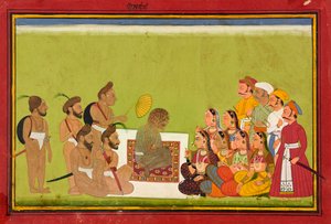 Audience s Rom Rishi, ca. 1700-1725. od Unbekannt