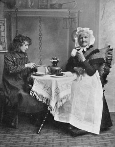 Anglická chatová scéna, 1912 od Unbekannt