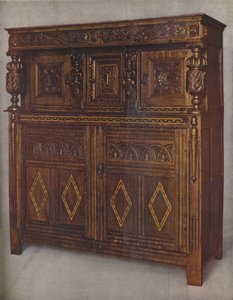 An Oak Court Cupboard of James Is Reign, c1615, 1936 od Unbekannt