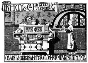 Reklama na Liberty and Co Ltd, 1898 od Unbekannt