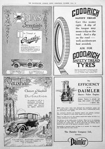 Reklamní stránka v Illustrated London News, Vánoce, 1916 od Unbekannt