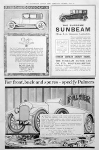 Reklamní stránka v Illustrated London News, Vánoce, 1920 od Unbekannt