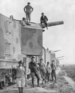 Baterie obrněného vlaku, 1918 od Unbekannt