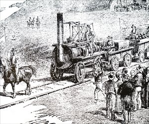 Motorová lokomotiva, kterou jsem postavil George Stephenson od Unbekannt