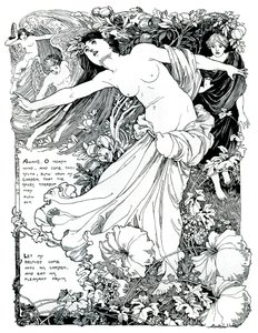 Ilustrace pro The Song of Solomon, 1899 od Unbekannt