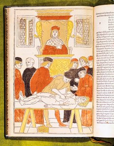 Přednáška z anatomie v Padově, Itálie, 1483 od Unbekannt