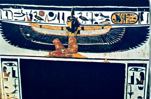 Starověké egyptské hieroglyfy, Théby, Egypt od Unbekannt