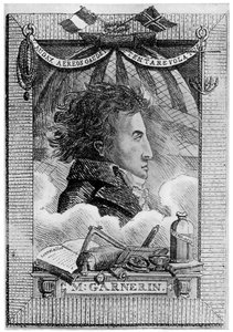 Andre Jacques Garnerin, francouzský letec a první parašutista, c1800 1910 od Unbekannt
