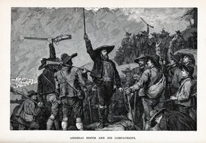 Andreas Hofer a jeho krajané, 1882 od Unbekannt