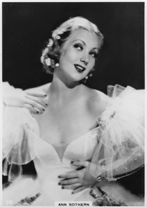 Ann Sothern, americká filmová a televizní herečka, c1938 od Unbekannt