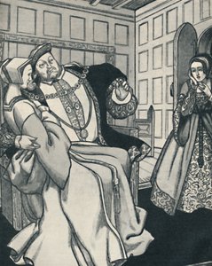 Anne Boleyn dostává velký šok, c1934 od Unbekannt
