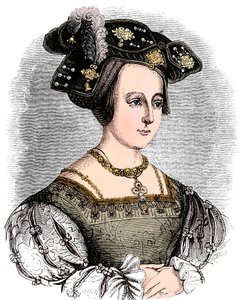 Anne Boleyn c1504-1536, druhá manželka Jindřicha VIII z Anglie, c1880 od Unbekannt