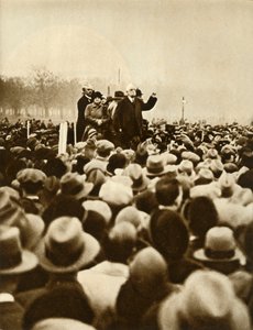 Protivládní demonstrace, Hyde Park, Londýn, 6. února 1933, 1935.i od Unbekannt
