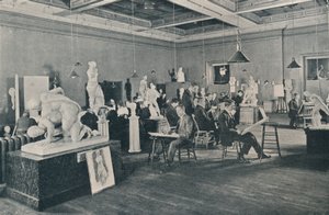 Antique and Life Classes na Ontario College of Art, Toronto, c1913 od Unbekannt
