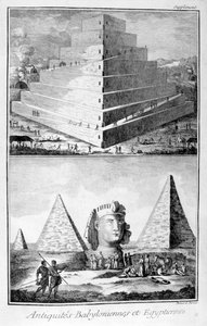 Starožitnosti Babylonie a Egypta, 1751-1777 od Unbekannt