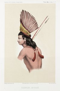 Apinage bojovník, Brazílie, c 1843-1847 od Unbekannt
