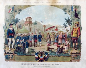 Apoteóza dobytí Tonkinu, cca 1885. od Unbekannt