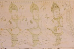 Kresba Apsara, Siem Reap, Kambodža od Unbekannt