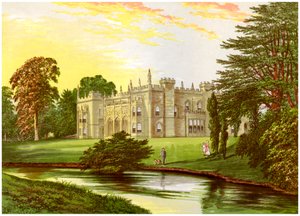 Arbury Hall, Warwickshire, domov rodiny Newdegate, c1880 od Unbekannt