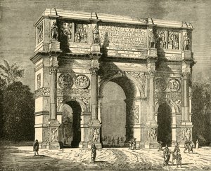 Konstantinův oblouk, 1890. od Unbekannt