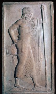 Archaický římský reliéf Apollóna od Unbekannt