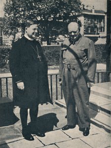 Arcibiskup z Canterbury v čísle 10, Downing Street, c1943, 1945. od Unbekannt