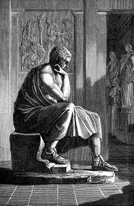 Aristoteles 384-322 př.nl, starověký řecký filozof a vědec od Unbekannt