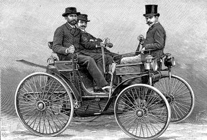 Armand Peugots první motorový vůz, 1890 od Unbekannt