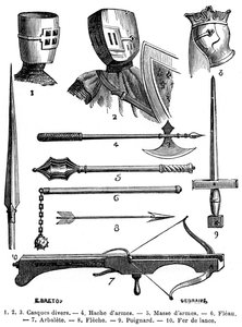 Brnění a zbraně 13. století 1882-1884 od Unbekannt