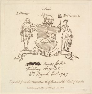 Arms for the Foundling Hospital, 22. prosince 1781. od Unbekannt