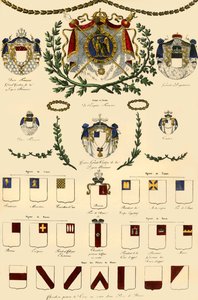 Zbraně francouzské říše a císařské šlechty, 1806, 1921. od Unbekannt
