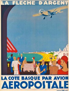 Aeropostale. Baskické pobřeží, cca 1928-1930. od Unbekannt