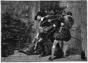 Zatčení Guye Fawkese ve sklepích parlamentu, 1605 19. století od Unbekannt