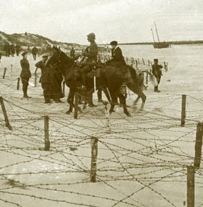 Přílet do La Panne, Flandry, Belgie, c1914-c1918 od Unbekannt