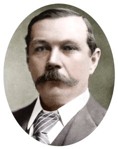 Arthur Conan Doyle, skotský spisovatel, c1900 od Unbekannt