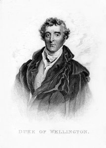Arthur Wellesley, 1. vévoda z Wellingtonu, britský voják a státník, 19. století od Unbekannt